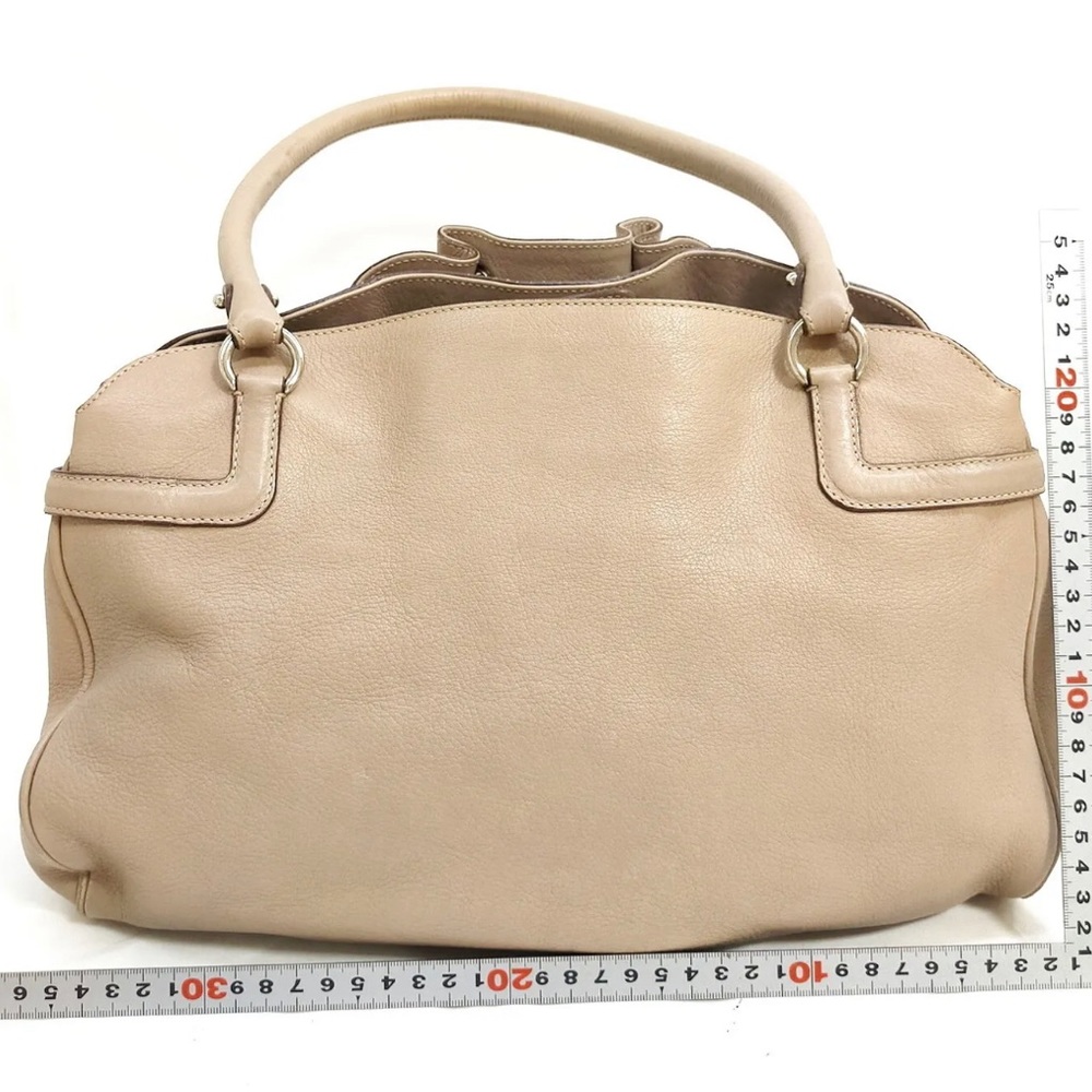 Salvatore Ferragamo Hand Bag Beige - Picture 2 of 6